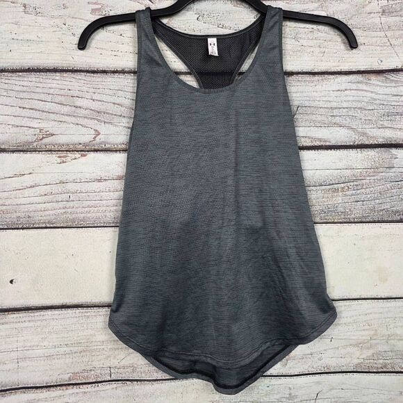 Under Armour Tops - Under Armour HeatGear Women’s Racerback Tank Gray Size SMALL